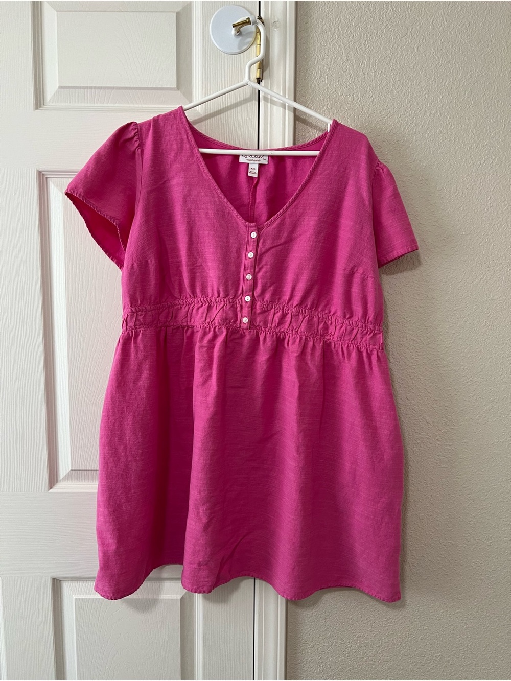 Isabel Maternity by Ingrid & Isabel Pink Babydoll Dress XXL